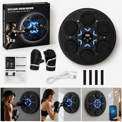 MÁQUINA BOXEO INTELIGENTE CON GUANTES